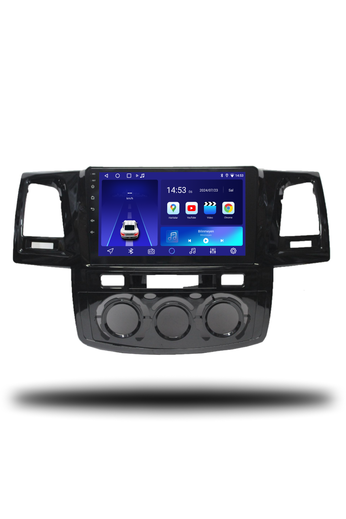 Toyota Hilux 2008-2015 Manuel Klima Uyumlu Android Multimedya
