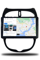 Peugeot 206 Android Carplay Multimedya 1999-2011 2GB RAM + 32GB Hafıza + 4 Çekirdek