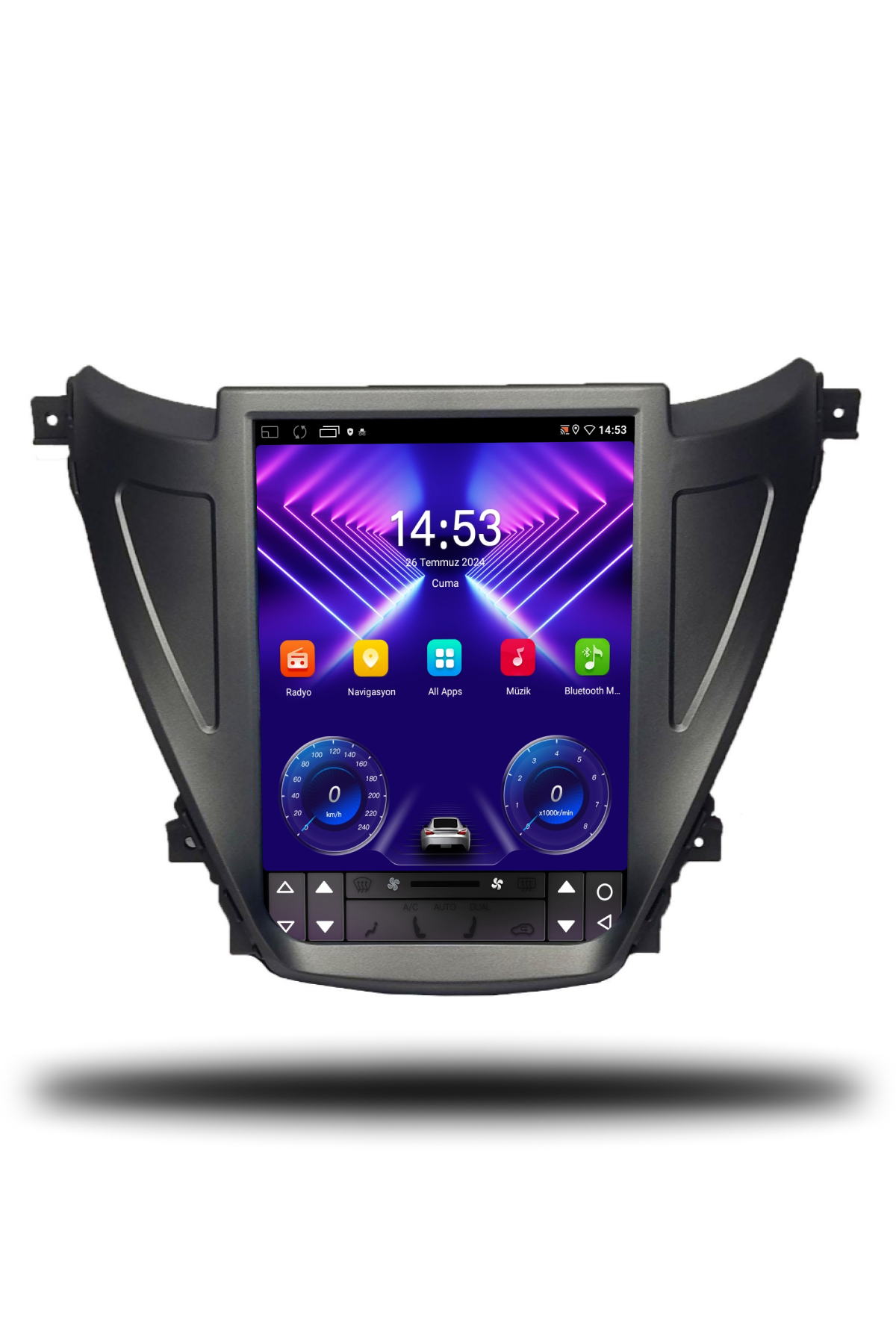 Hyundai Elantra Tesla 2013-2015 Uyumlu Android Multimedya 6GB RAM 128GB Hafıza