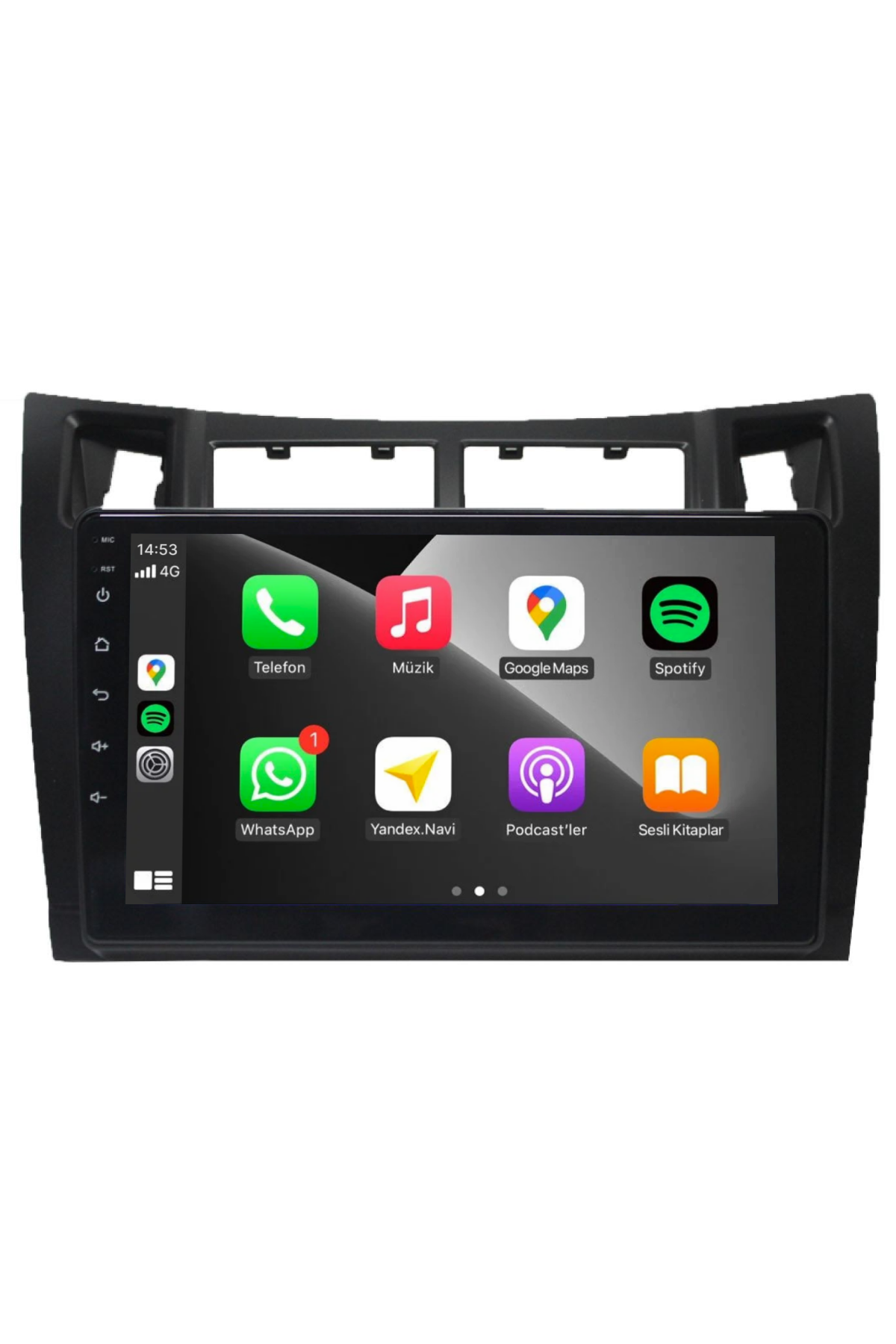 Toyota Yaris Android Carplay Multimedya 2007-2011 2GB RAM + 32GB Hafıza + 4 Çekirdek