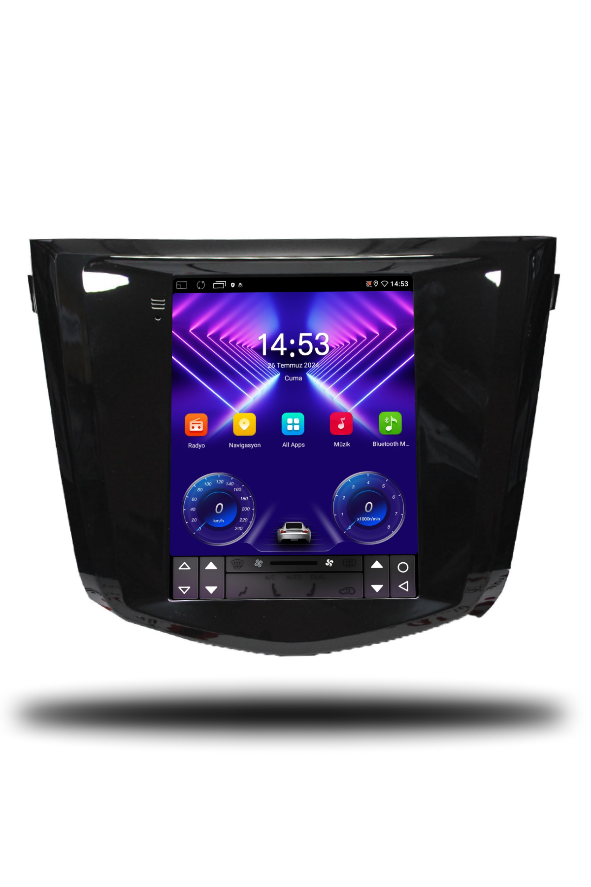 Nissan Qashqai Tesla 2014-2021 Uyumlu Android Multimedya 4GB RAM 64GB Hafıza