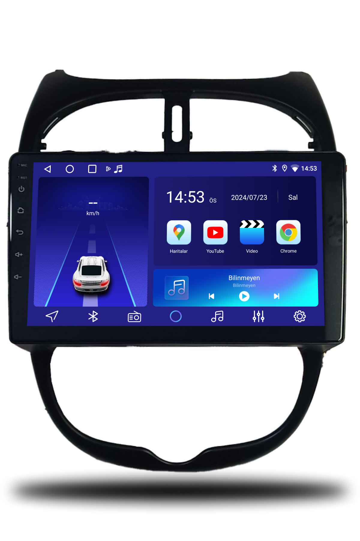 Peugeot 206 1999-2011 Uyumlu Android Multimedya 6GB RAM 128GB Hafıza