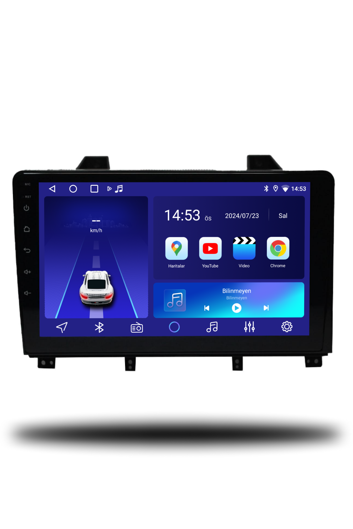 Peugeot 5008 2009-2015 Manuel Klima Uyumlu Android Multimedya 4GB RAM 64GB Hafıza