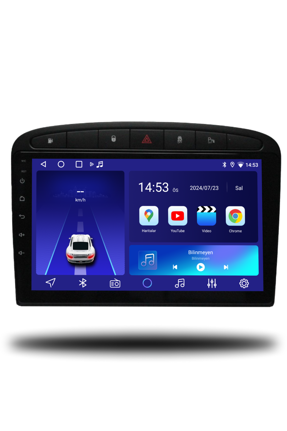 Peugeot 308 2007-2013 Uyumlu Android Multimedya 2GB RAM 32GB Hafıza