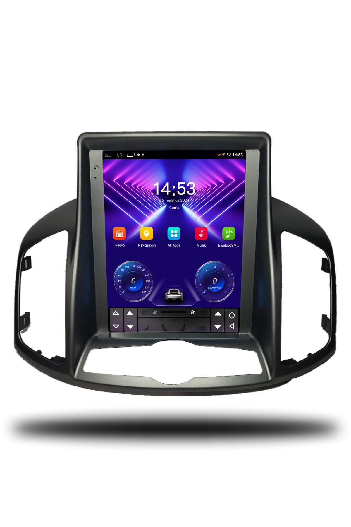 Chevrolet Captiva Tesla 2012-2015 Uyumlu Andorid Multimedya 6GB RAM 128GB Hafıza